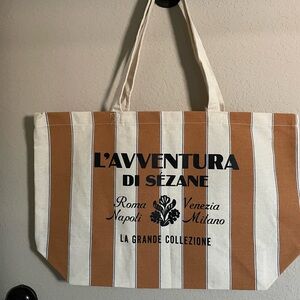 Sézane canvas tote
